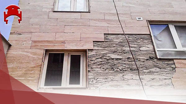 دلایل افتادن سنگ نمای ساختمان
