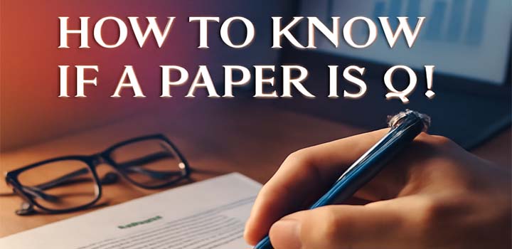 از کجا بفهمیم مقاله q1 است