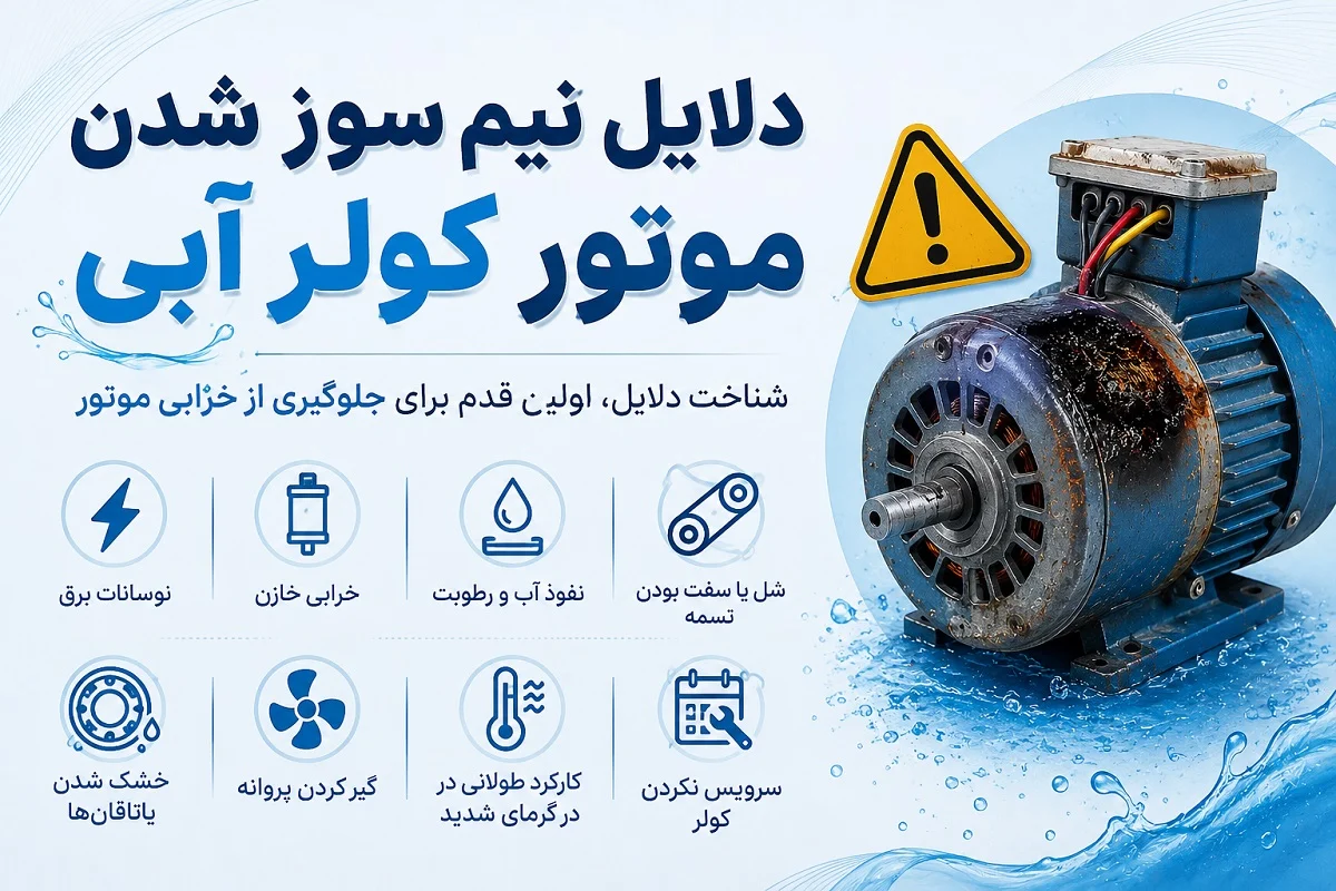 کولر آبی | موتور