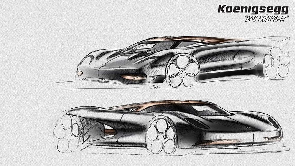 مفهوم اتومبیل Koenigsegg Koenigsegg و طراحی غیر معمول منتشر شد.