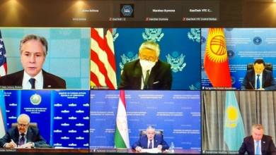 اوکراین محور نشست مجازی وزرای خارجه آسیای مرکزی و آمریکا