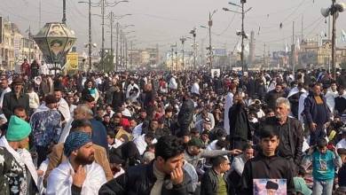 برپایی «نماز جمعه وحدت‌بخش» و حضور هزاران نفری ملت عراق در پی فراخوان مقتدی صدر