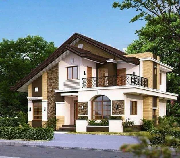Types of villa gable roofs
