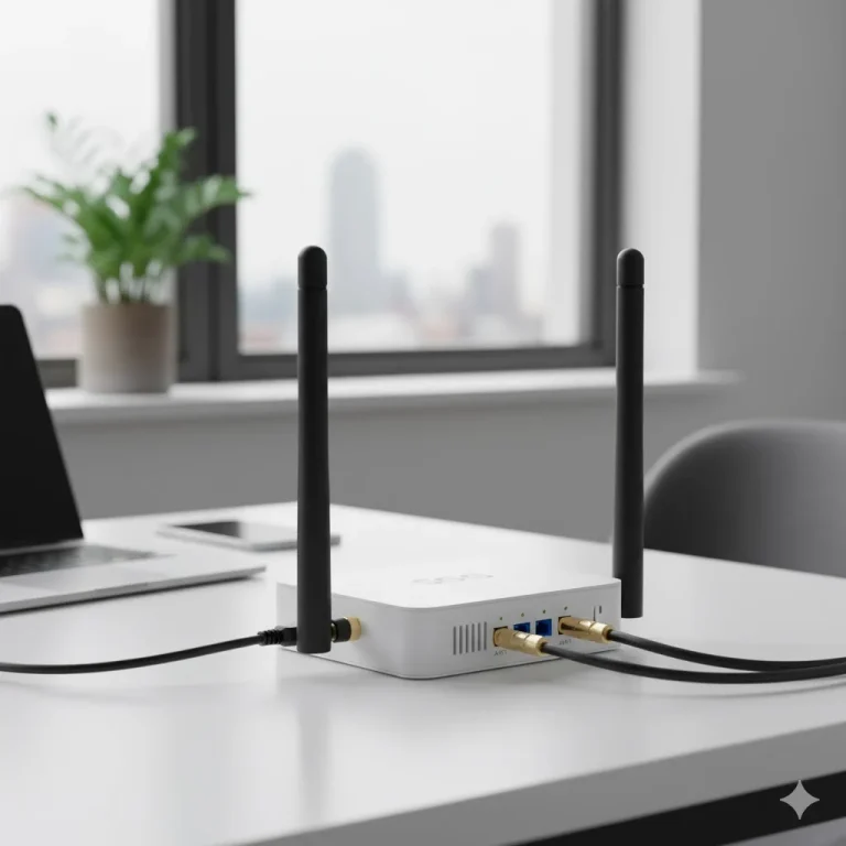نحوه اتصال آنتن خارجی (External Antenna) به مودم های 4G/5G